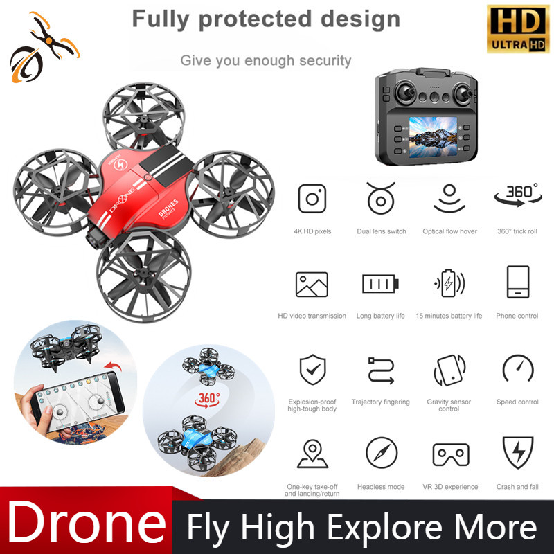НОВЫЙ мини-дрон 812PRO для про – обзор и цена Drone Kit Tricopter