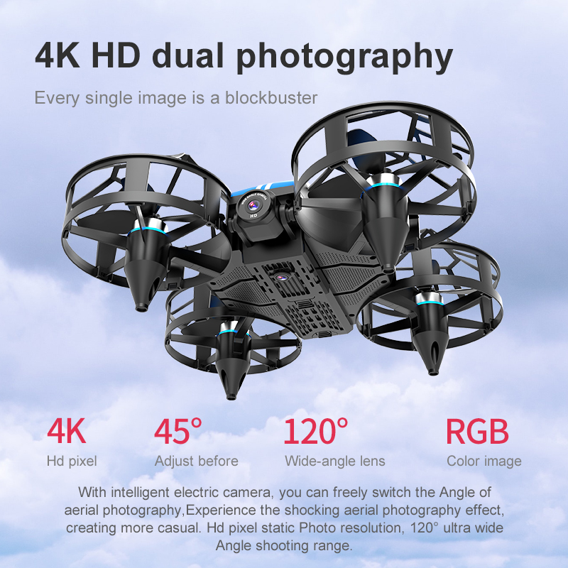 НОВЫЙ мини-дрон 812PRO для про – обзор и цена Drone Kit Tricopter